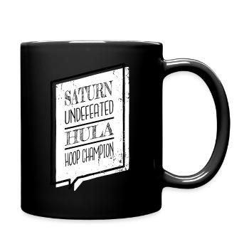 astronomy physics weightless celestial funny - Tasse einfarbig - Schwarz - Rechts