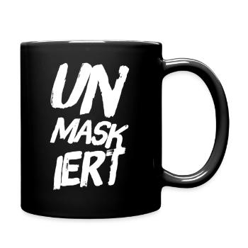 UN MASKED - Démasqué - Démasqué. NOUVEAU HIT! - Mug uni - noir - Droite
