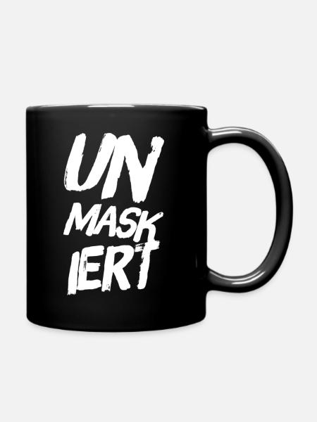 UN MASKED - Unmasked - Unmasked. NEW HIT! - Full Colour Mug - black