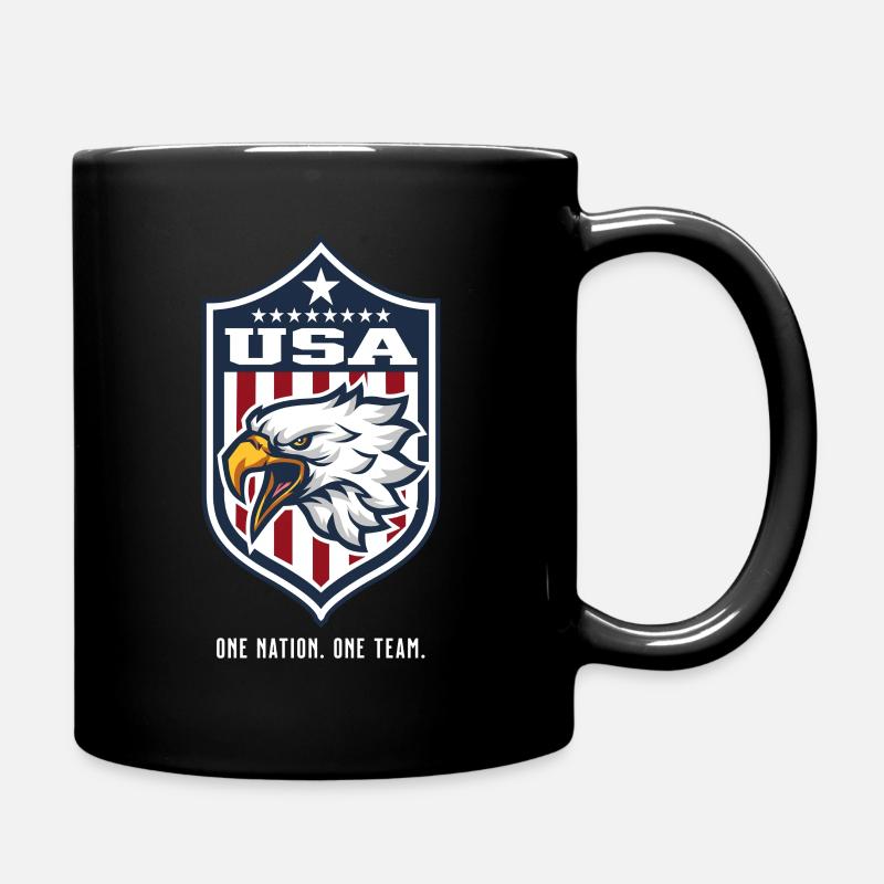 USA Eagle-Team - Tasse einfarbig - Schwarz