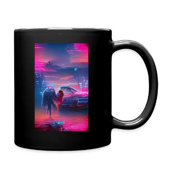 City Love - Tasse einfarbig - Schwarz - Rechts