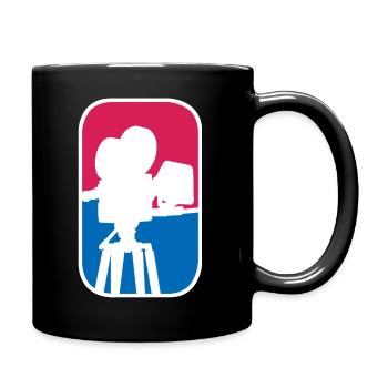 Film Video Kamera Fotograf lustiges Geschenk - Tasse einfarbig - Schwarz - Rechts
