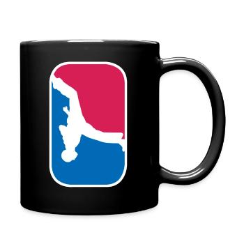 Capoeira Kampfsport Kämpfer fight lustige Geschenk - Tasse einfarbig - Schwarz - Rechts