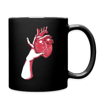 The Heart - Full Colour Mug - black - Right