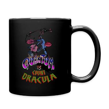 Quantum-VS-Dracula - Mug uni - noir - Droite