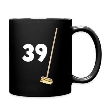 39 Balais Anniversaire 39 ans Humour - Mug uni - noir - Droite