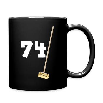 Birthday 74 brooms - Full Colour Mug - black - Right