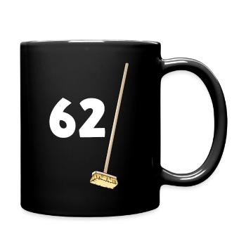 62 birthday brooms grandpa and grandmother - Full Colour Mug - black - Right