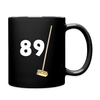 89 Brooms Birthday Humor - Full Colour Mug - black - Right