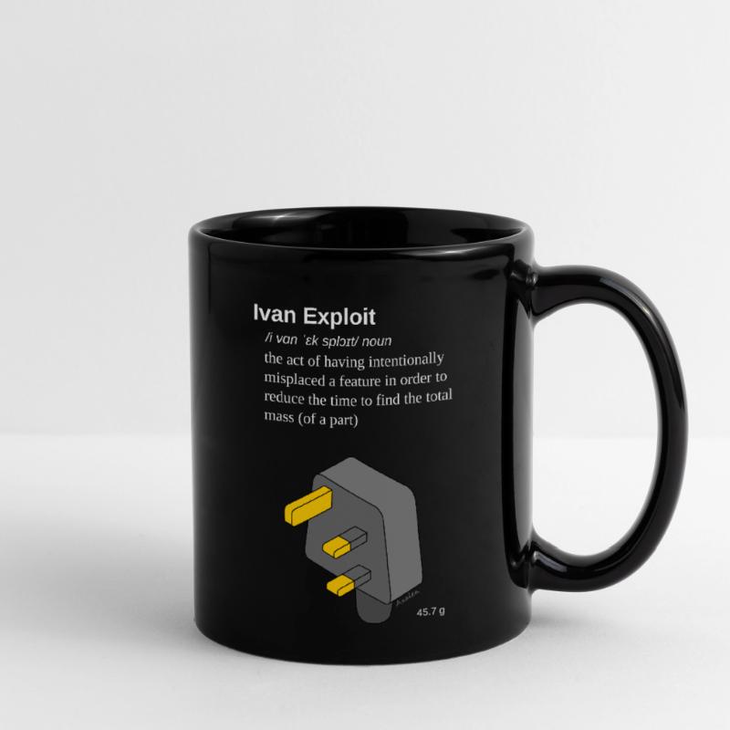 Ivan Exploit - 3D CAD Speedmodeling - UK version Full Colour Mug