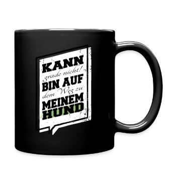 cool bullterrier geburtstagsgeschenk bday - Tasse einfarbig - Schwarz - Rechts