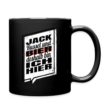 lustiger spruch brauen männerabend statement humor - Tasse einfarbig - Schwarz - Rechts