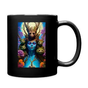 Flower galaxy - Mug uni - noir - Droite