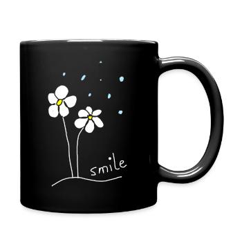smile 1 - Tasse einfarbig - Schwarz - Rechts