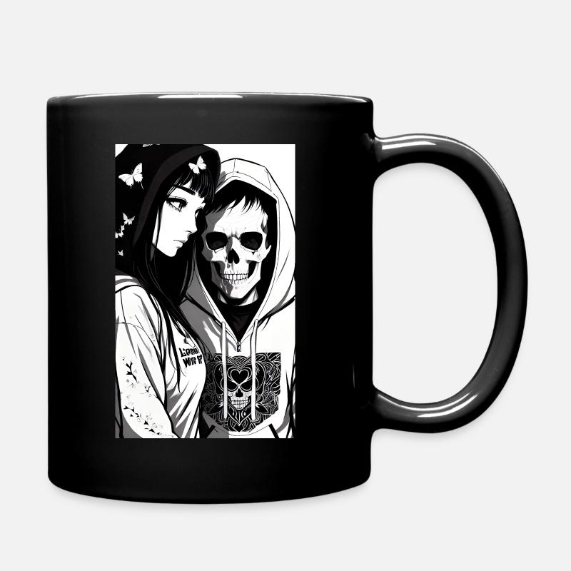 ARTWORK Love Eyes Couple - Full Colour Mug - black