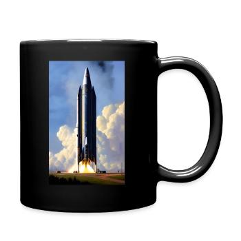 Starship 01 - Full Colour Mug - black - Right