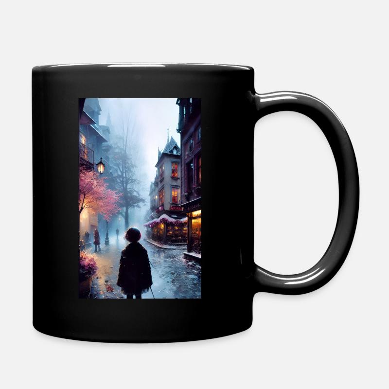 Dark Winter 01 - Full Colour Mug - black