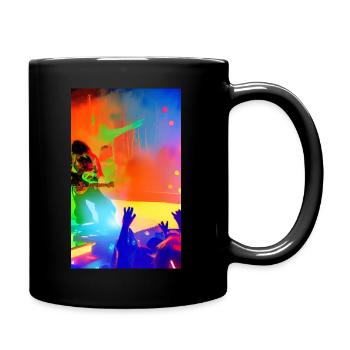 Rock 01 - Tasse einfarbig - Schwarz - Rechts