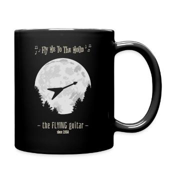 FLYING GUITAR - Full Colour Mug - black - Right