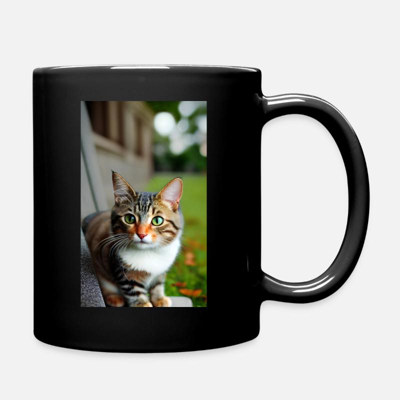 Cat - Tasse einfarbig - Schwarz