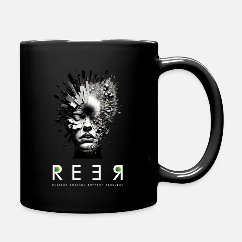 RESPECT EMBRACE EMPATHY RECOVERY - Santé mentale - Mug uni - noir