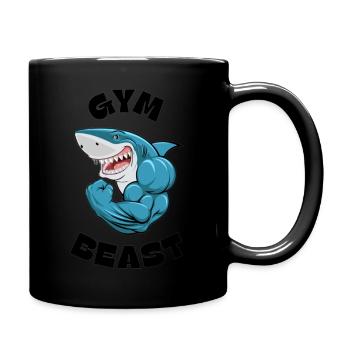 BigShark - Tasse einfarbig - Schwarz - Rechts