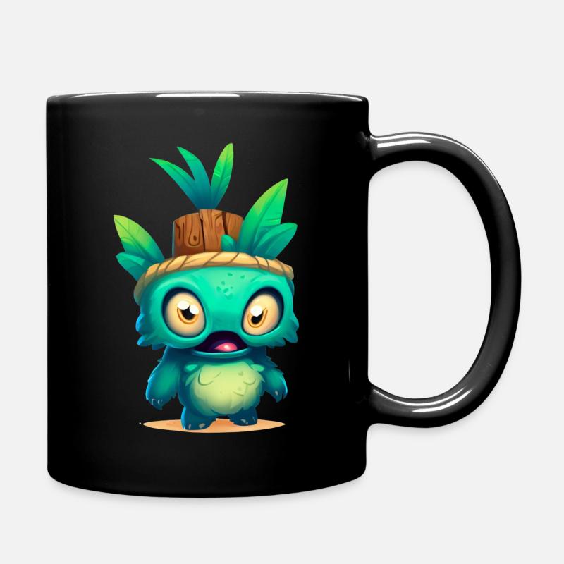 TikkiKiddy - Tasse einfarbig - Schwarz