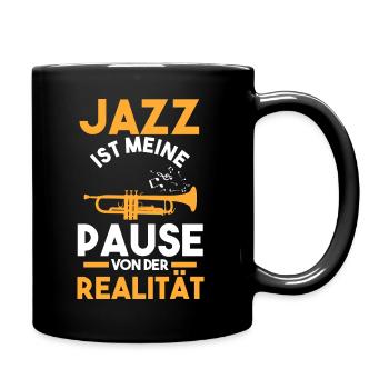 Jazz Tänzer - Tasse einfarbig - Schwarz - Rechts