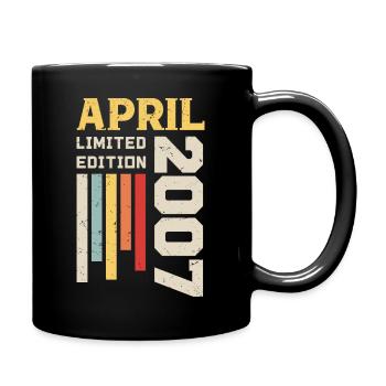 April 2007 - Birthday Gift April 2007 April - Full Colour Mug - black - Right