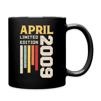 Avril 2009 - Cadeau anniversaire Avril 2009 Avril - Mug uni - noir - Droite