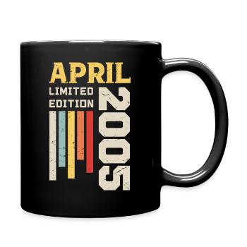 April 2005 - Birthday Gift April 2005 April - Full Colour Mug - black - Right