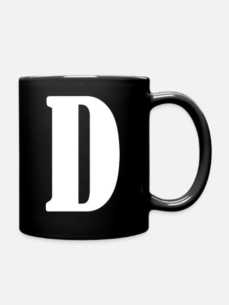 D - Tasse einfarbig - Schwarz