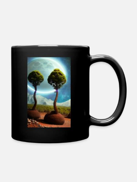 Des mondes fantastiques dans l’univers - Mug uni - noir