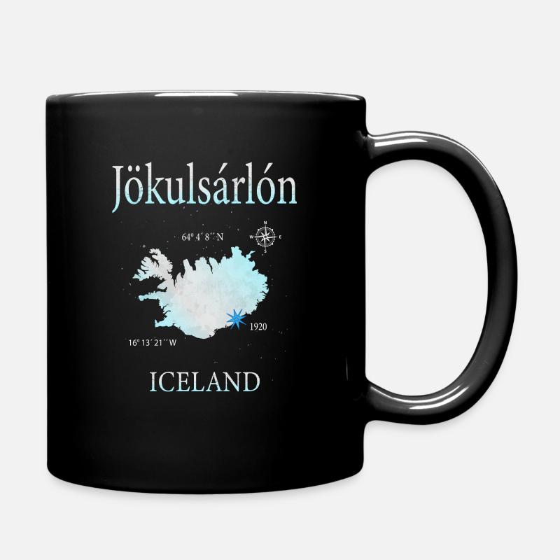 Jökulsárlón, île d’Islande - Mug uni - noir
