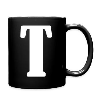 T - Full Colour Mug - black - Right