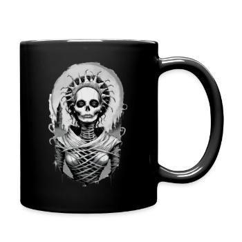 portrait d une momie 1 - Mug uni - noir - Droite