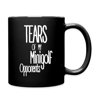 Tears of my Minigolf Opponents - Tasse einfarbig - Schwarz - Rechts