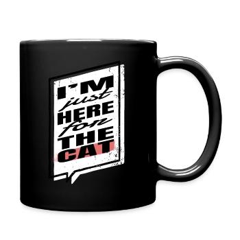Cat Flag Tshirts Birthday Present Kitten - Full Colour Mug - black - Right