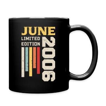 Juin 2006 - Cadeau anniversaire Juin 2006 Juin - Mug uni - noir - Droite