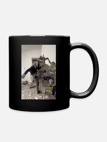 Abriss - Tasse einfarbig - Schwarz