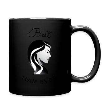 Best Mam Ever - A Tribute to the Best Mom Ever - Full Colour Mug - black - Right