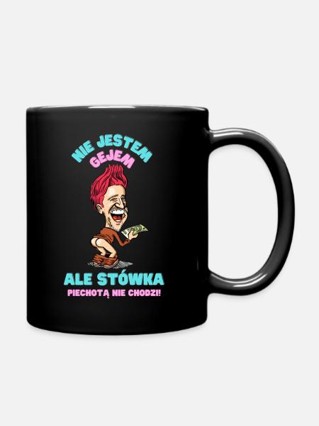 T-SHIRT A HUNDRED DOES NOT WALK - Full Colour Mug - black