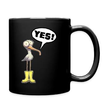 oh yes yes good best - Full Colour Mug - black - Right