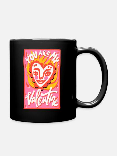 You are my Valentine - Mug uni - noir