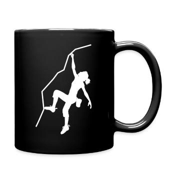 Climber - Full Colour Mug - black - Right