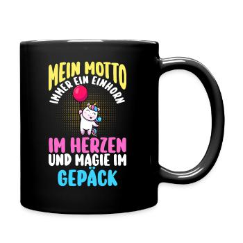 Unicorn - Full Colour Mug - black - Right