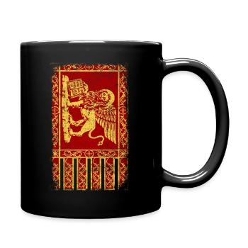 Serenissima Venedig Region Venetien Italien Flagge - Tasse einfarbig - Schwarz - Rechts