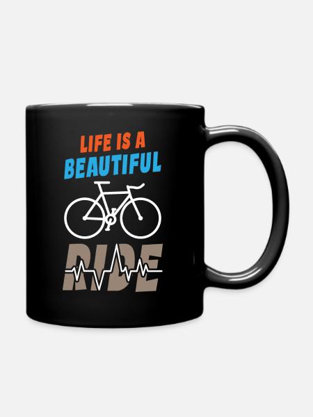 Life is Beautiful Ride - Tasse einfarbig - Schwarz