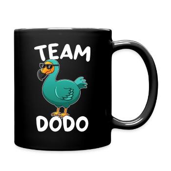 Bird Lover Flying Bird Dodo - Full Colour Mug - black - Right