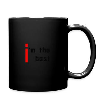 im the best - Mug uni - noir - Droite